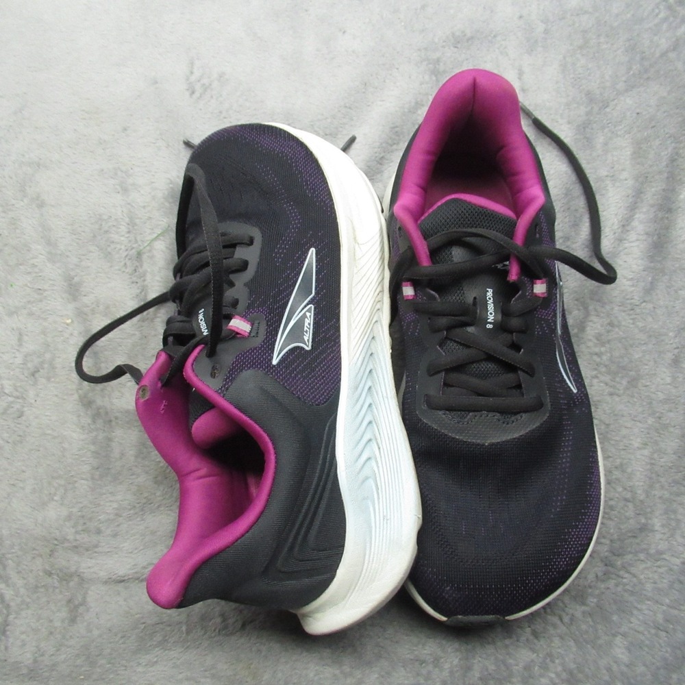 Altra Women Running Shoes 7 Black Purple Sneakers Provision 8 Lightweight Active